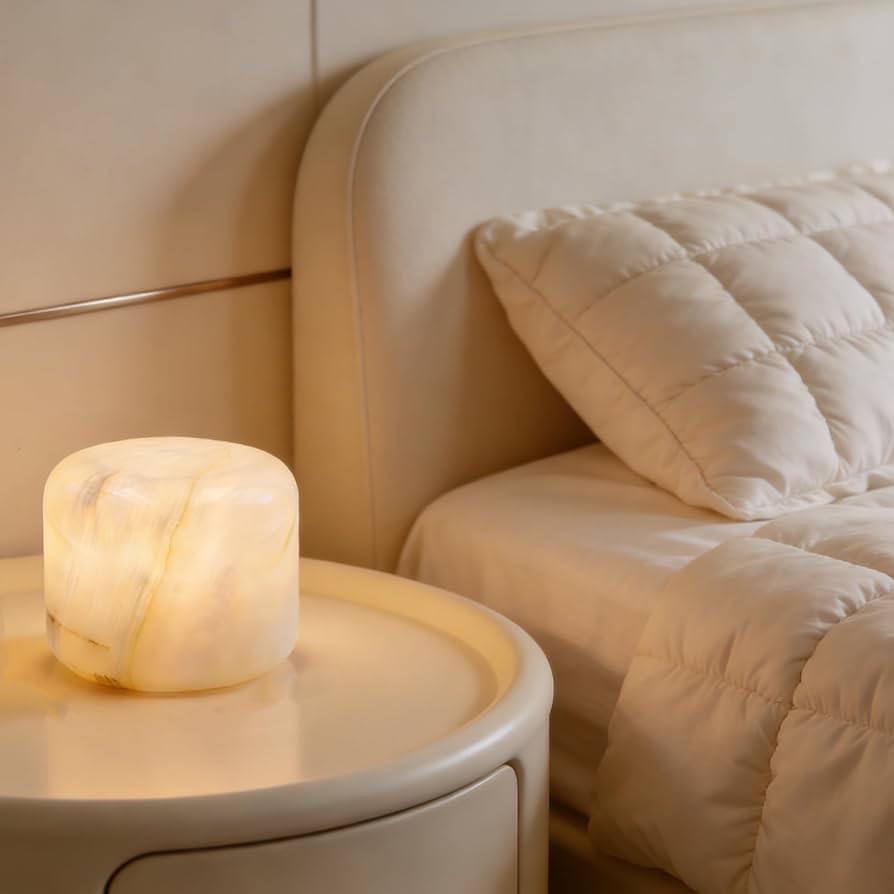 Natural Marble Glow Lamp