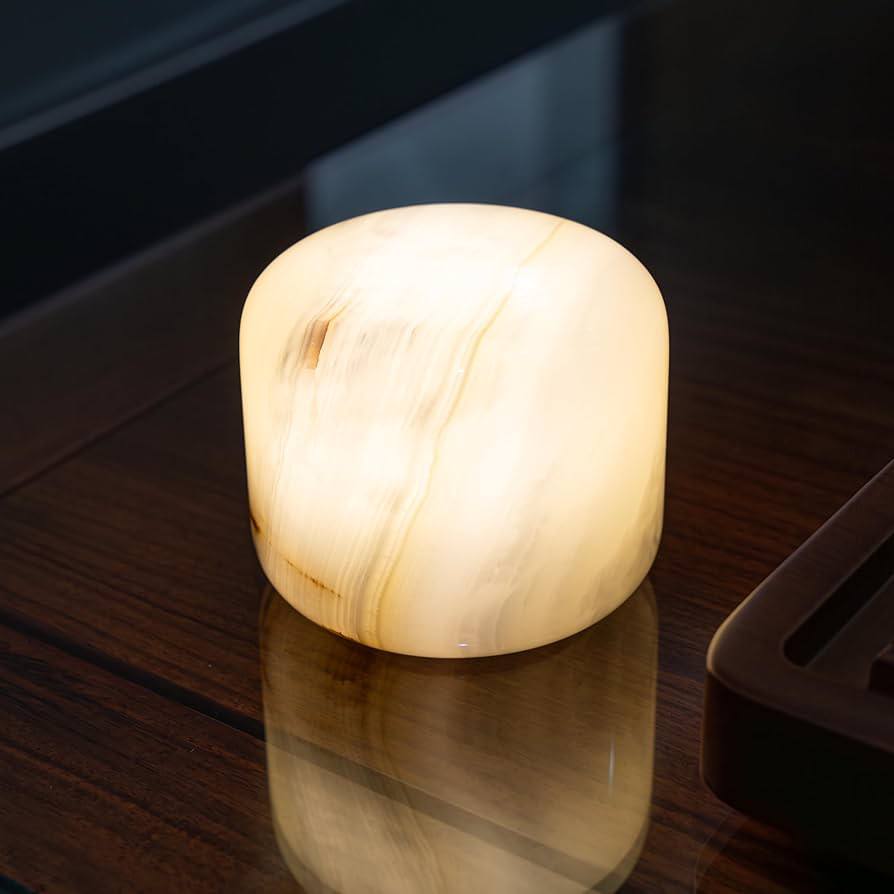 Natural Marble Glow Lamp